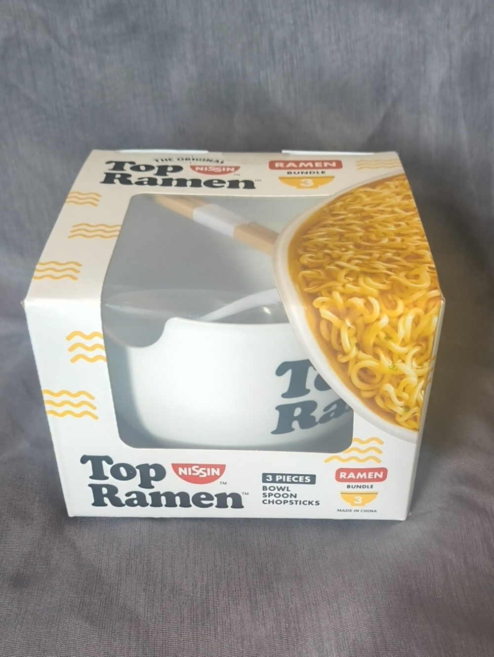 ISSI White Box with Yellow Ramen Graphic